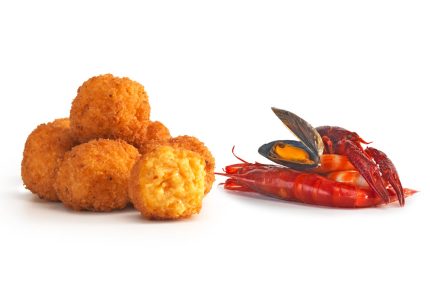 croquetas de marisco