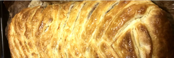 Hojaldre con champiñones