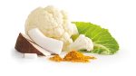 Coliflor, leche de coco y curry